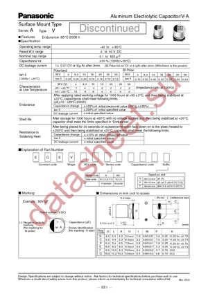 ECE-V1JA100P datasheet  